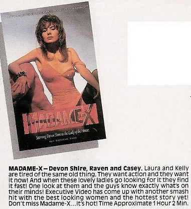 Madam X /   (Jim Enright, Hustler) [1990 ., Feature, Classic, VHSRip]