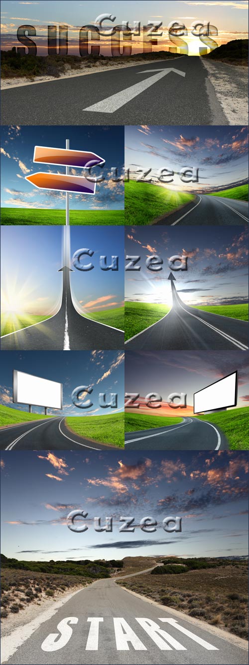     / The road to success - Stock photo