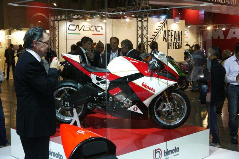 Новый спортбайк Bimota BB2 на выставке EICMA 2012