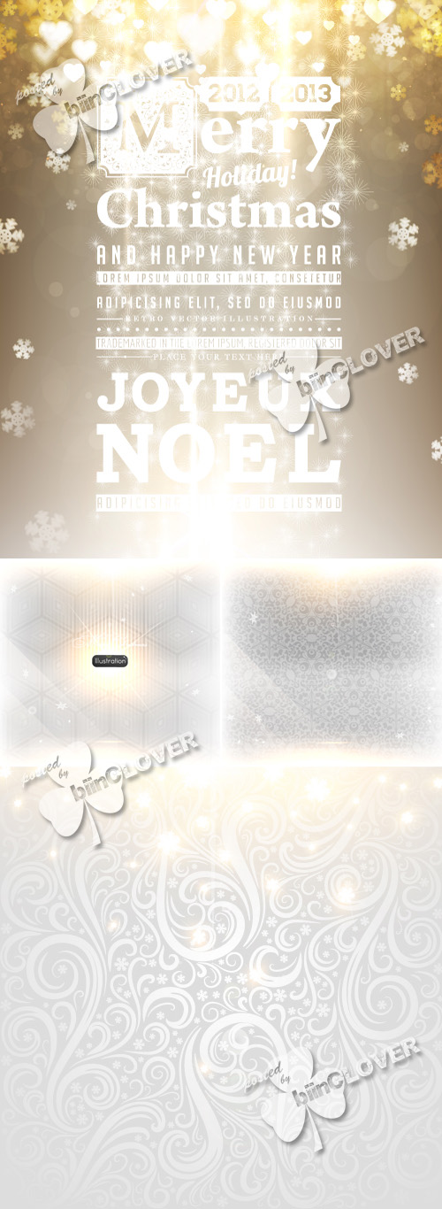 Winter design with snowflakes 0308