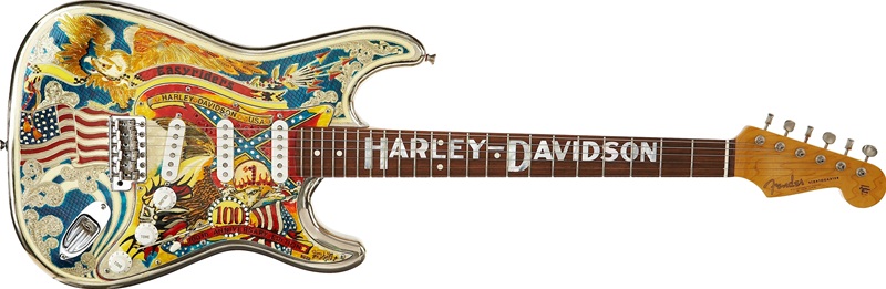 гитара Harley Davidson 100th Anniversary Guitar 2002