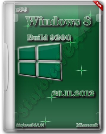 Windows 8 Build 9200 x86 (29.11.2012/RU/EN/DE) © StaforceTEAM