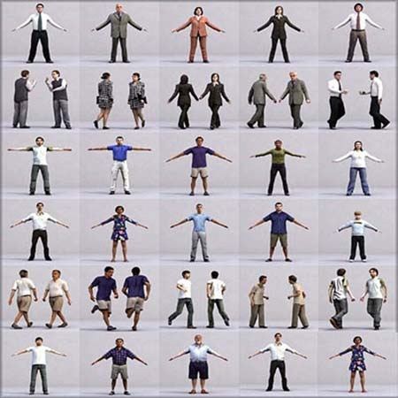 AXYZ - 3d People High Quality