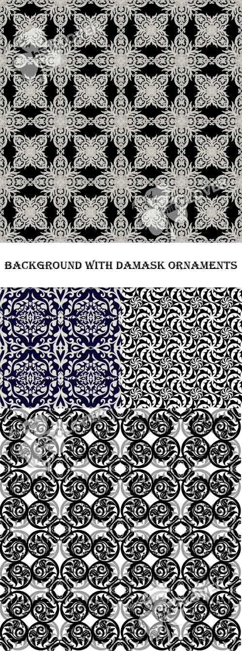 Background with damask ornaments 0394