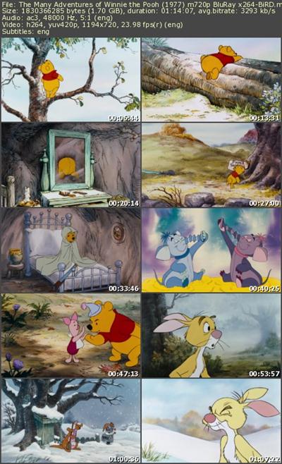 The Many Adventures of Winnie the Pooh 1977 m720p BluRay x264 BiRD