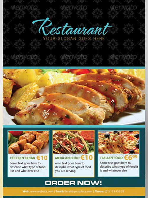 The Restaurant Flyer – GraphicRiver