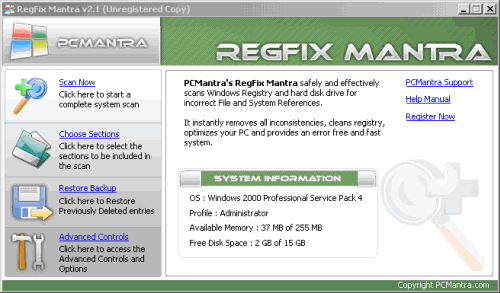 RegFix Mantra 7.0
