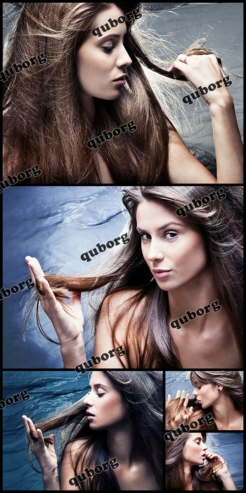 Stock Photos - Woman with Long Hair
