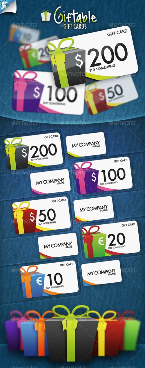  - Giftable Gift Cards - Its a present - GraphicRiver