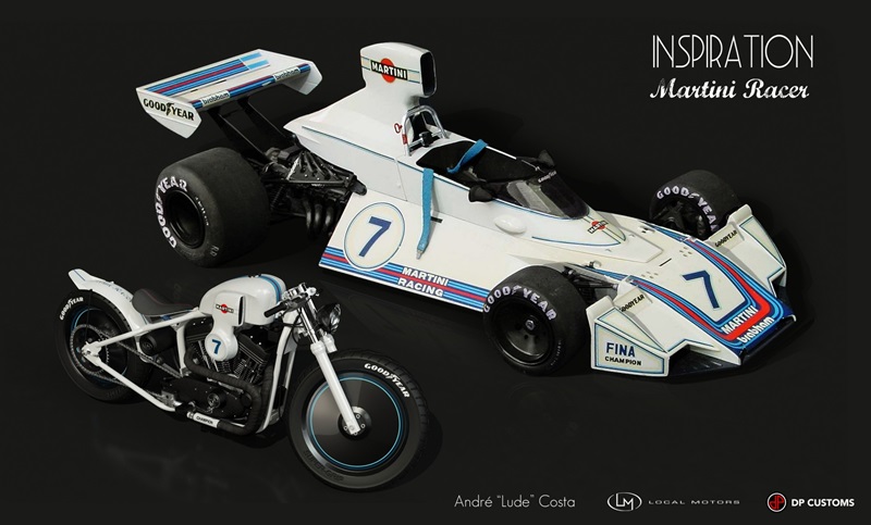 Концепт кастом-байка DP Martini Racer