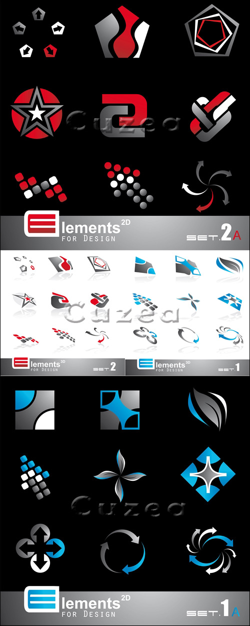    / Vector elements for design