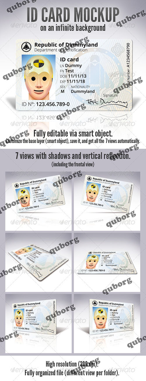 Graphicriver - ID Card Mock ups