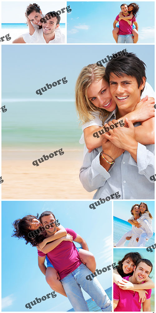 Stock Photos - Couples at the Beach