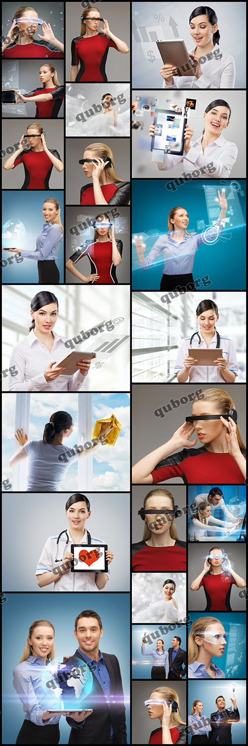 Stock Photos - Women with Modern Technology