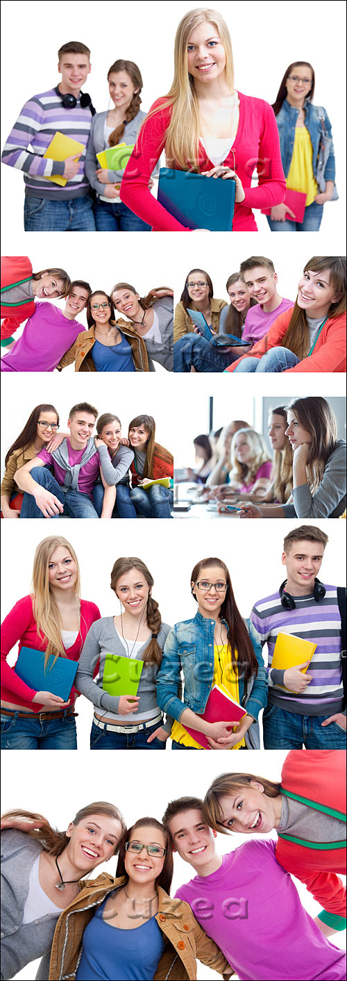      / Young group of students - Stock photo