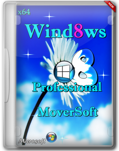 Windows 8 Pro x64 by MoverSoft 05.2013 (2013) Русский