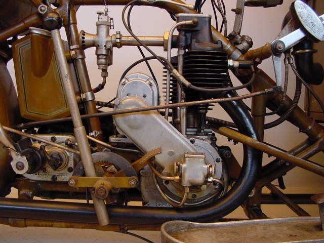 Ретро трицикл Motosacoche T 2A Triporteur 1930