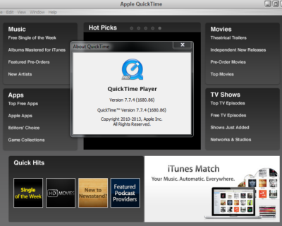 QuickTime Pro 7.74.80.86 + Key