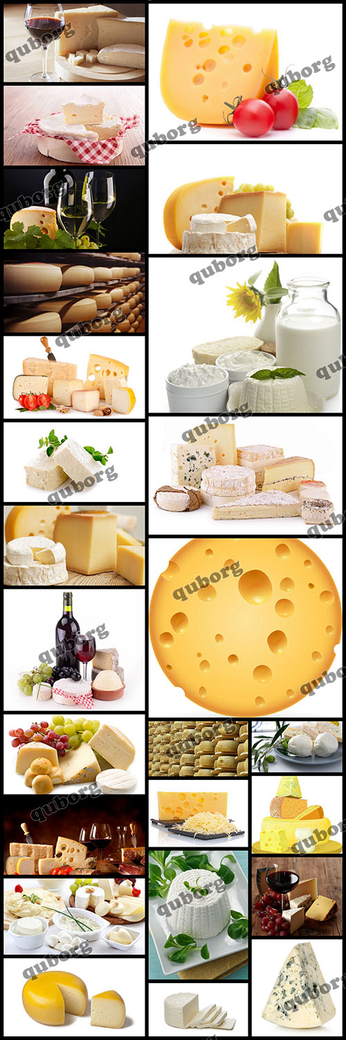 Stock Photos - Cheese Collection - 25 JPG