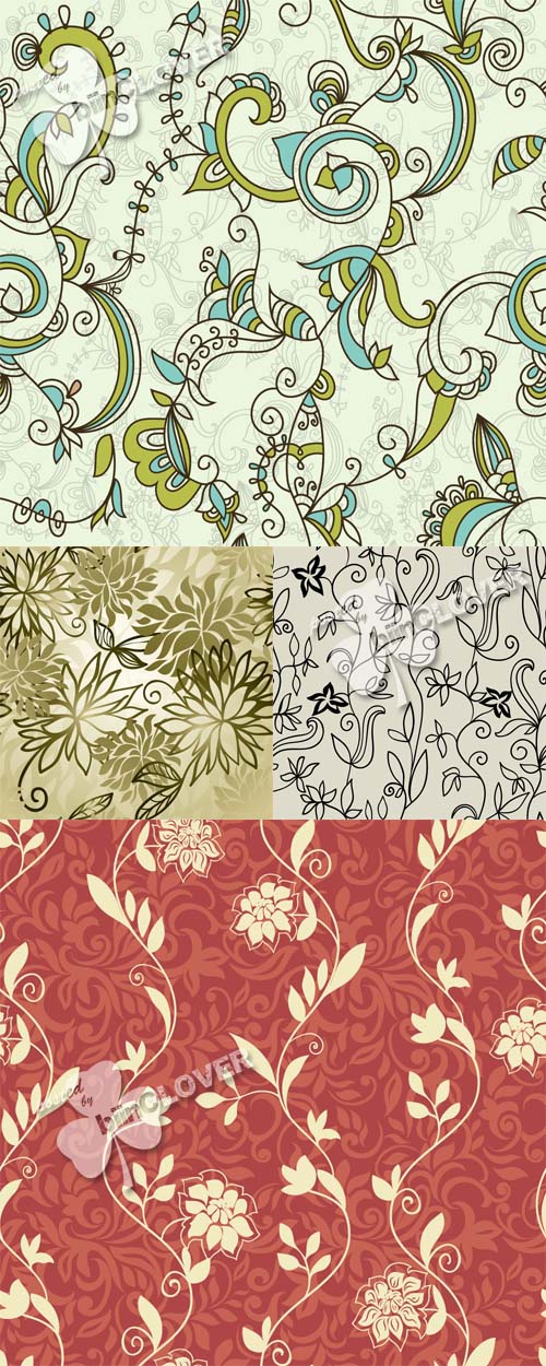 Elegant  floral seamless pattern 0427