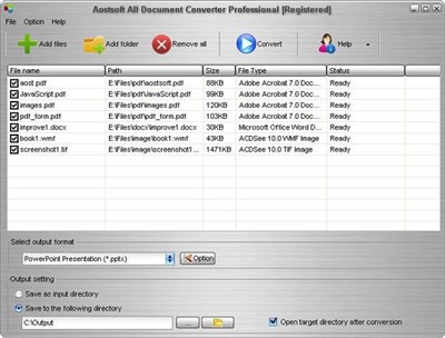 Aostsoft All Document Converter Professional 3.8.7