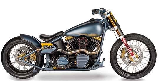 Кастом Harley-Davidson Blackline - Shaw Speed & Custom