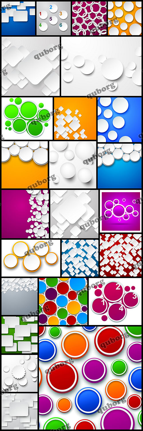 Stock Vector - Backgrounds and Elements - 25x EPS