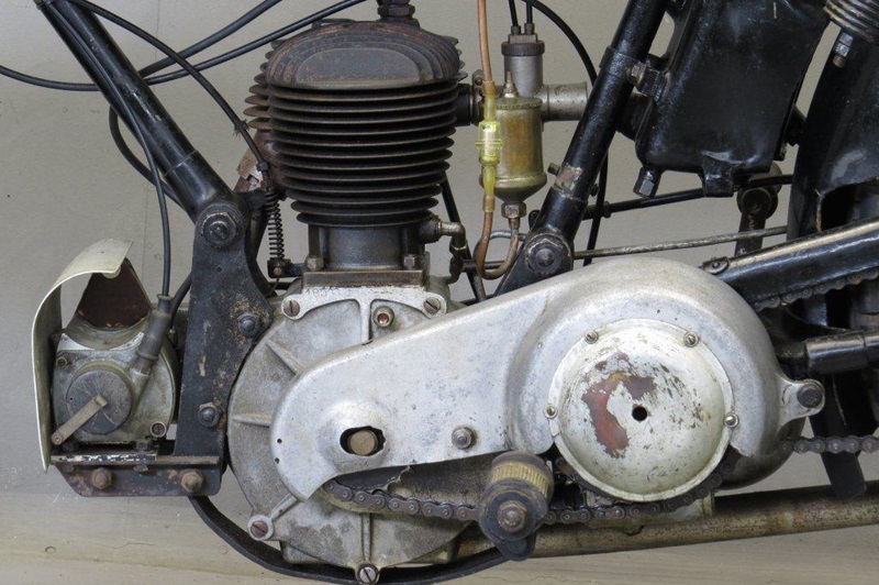 Старинный мотоцикл Sarolea 25G 1927