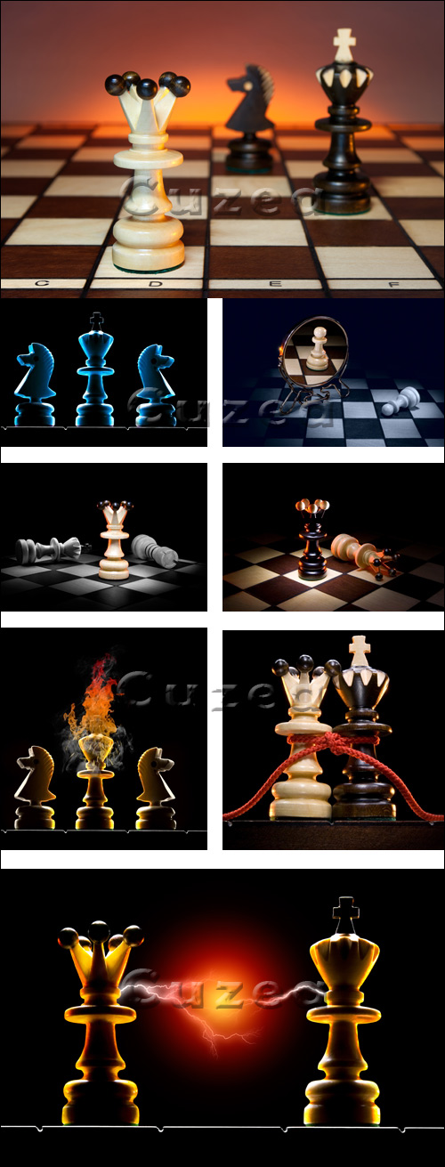   / Chessmen creative - stock photo