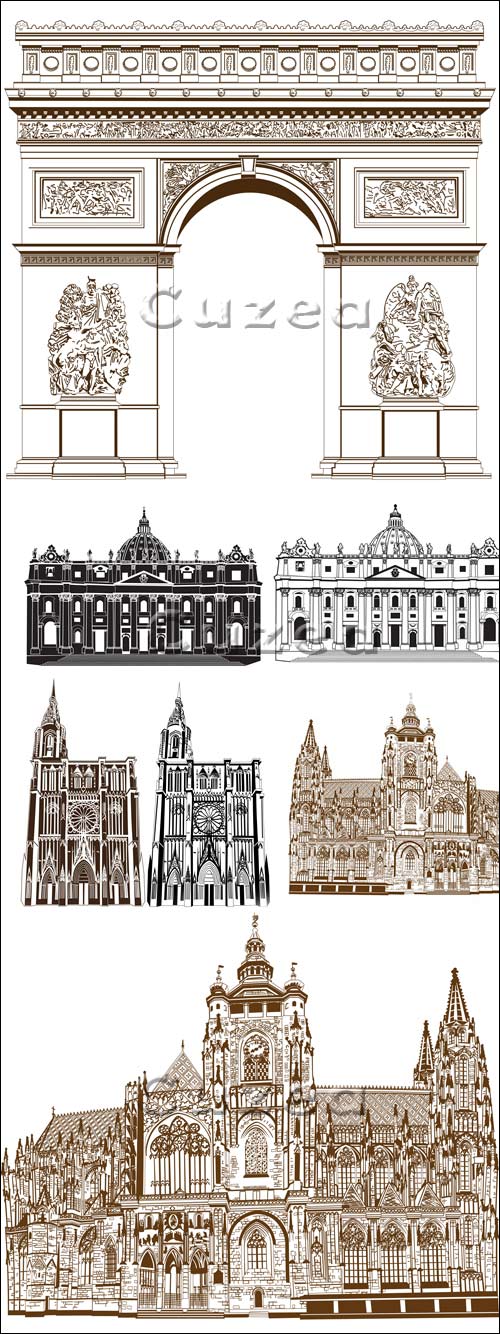     / Architectural structures - vector stock
