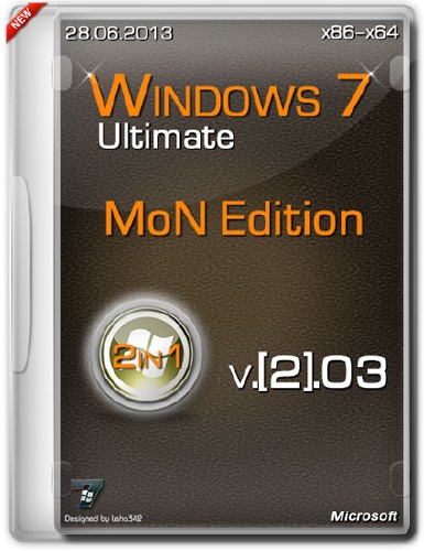 Windows 7 SP1 Ultimate x86-x64 MoN Edition [2].03 (RUS/28.06.2013)