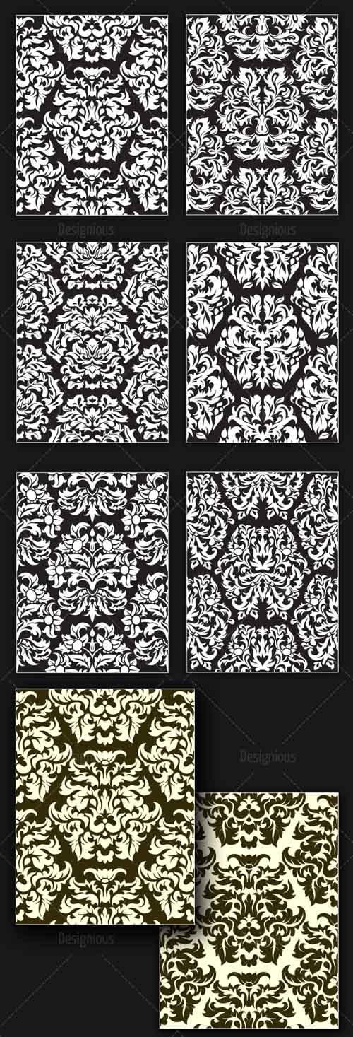 Seamless Patterns Vector Pack 147