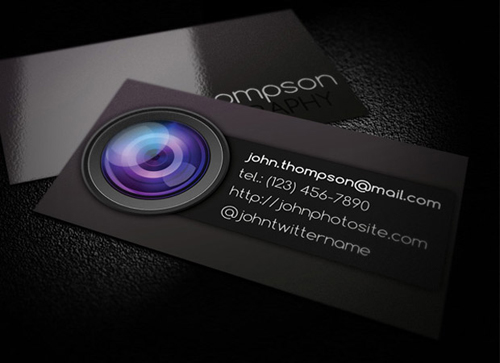 Professional Photographer Business Cards