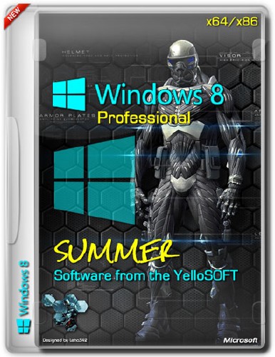 Windows 8 Professional x64/x86 SUMMER by YelloSOFT (RUS/2013)