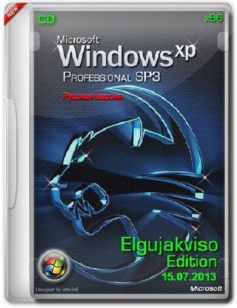 Windows XP Pro SP3 x86 Elgujakviso Edition (07.2013/RUS)