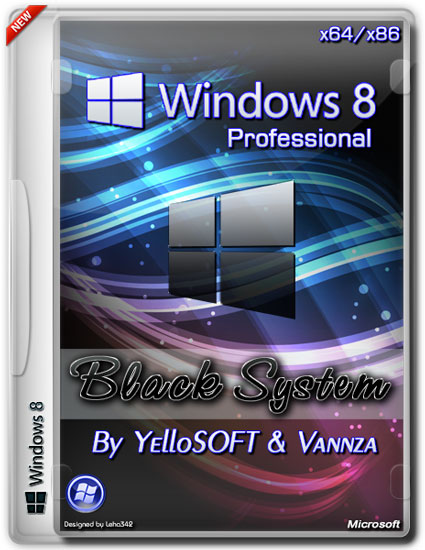 Windows 8 Pro x86/x64 Black System by Vannza & YelloSOFT (RUS/2013)