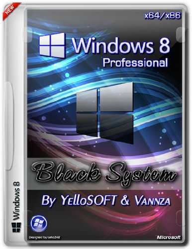 Windows 8 Pro x86/x64 Black System by Vannza & YelloSOFT (RUS/2013)