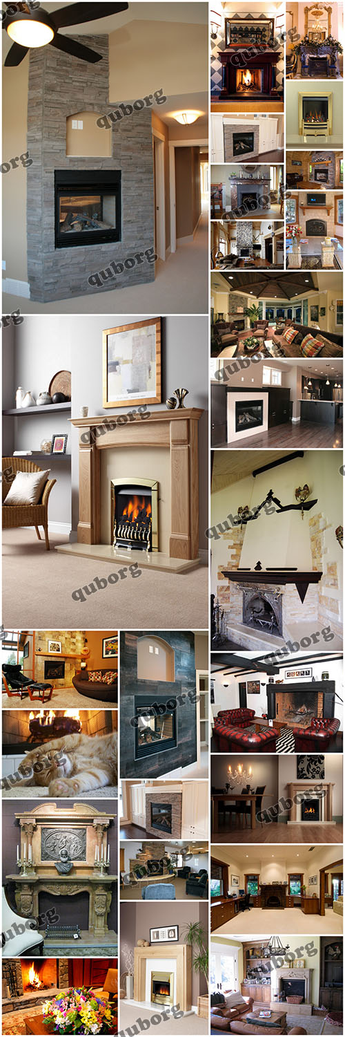 Stock Photos - Interior - Fireplace