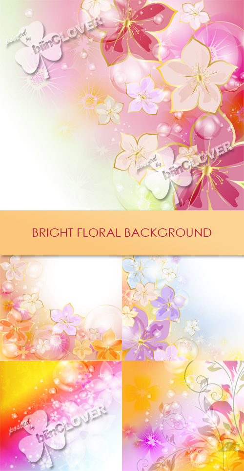 Bright floral background 0445