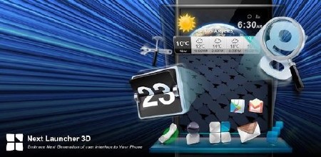 Next Launcher 3D 1.50 Full (Android 2.3+/2013) RUS + Themes Pack