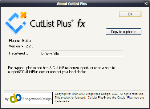 Cutlist Plus Platinum V2009.5.5 With Keygen