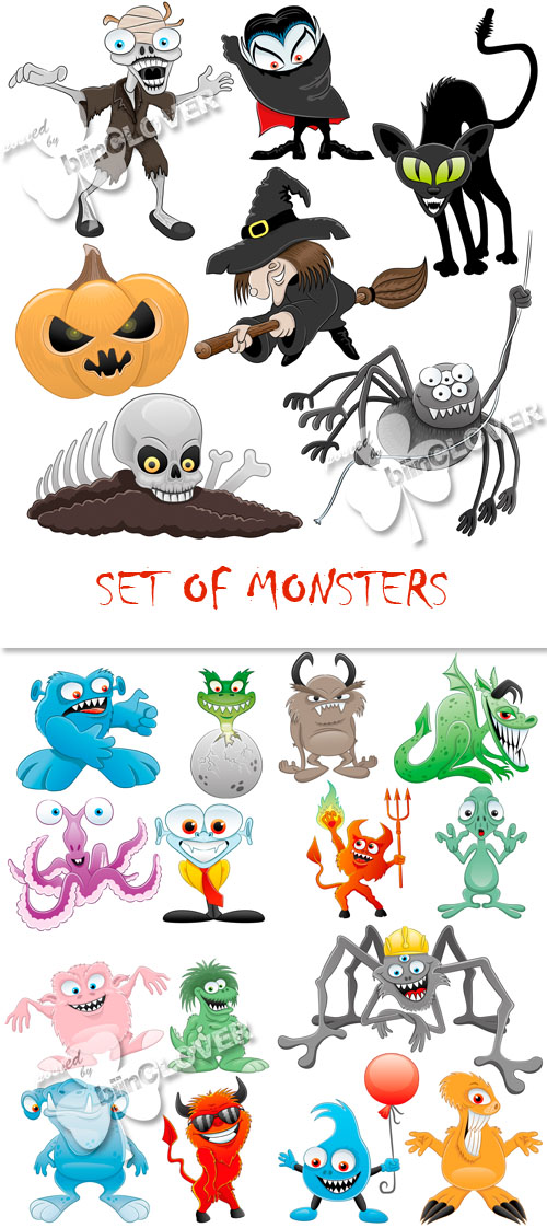 Set of monsters 0447