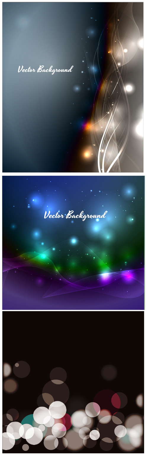 Bokeh Vector Backgrounds