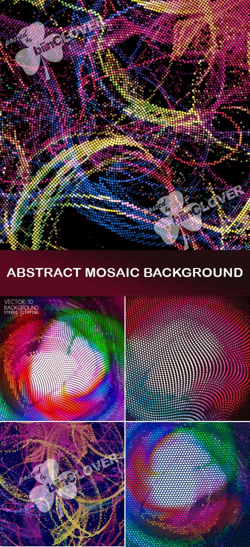 Abstract mosaic background 0452