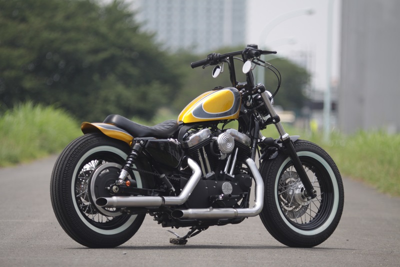 Боббер Hidemo SP-44 на базе H-D Sportster Forty-Eight XL1200X
