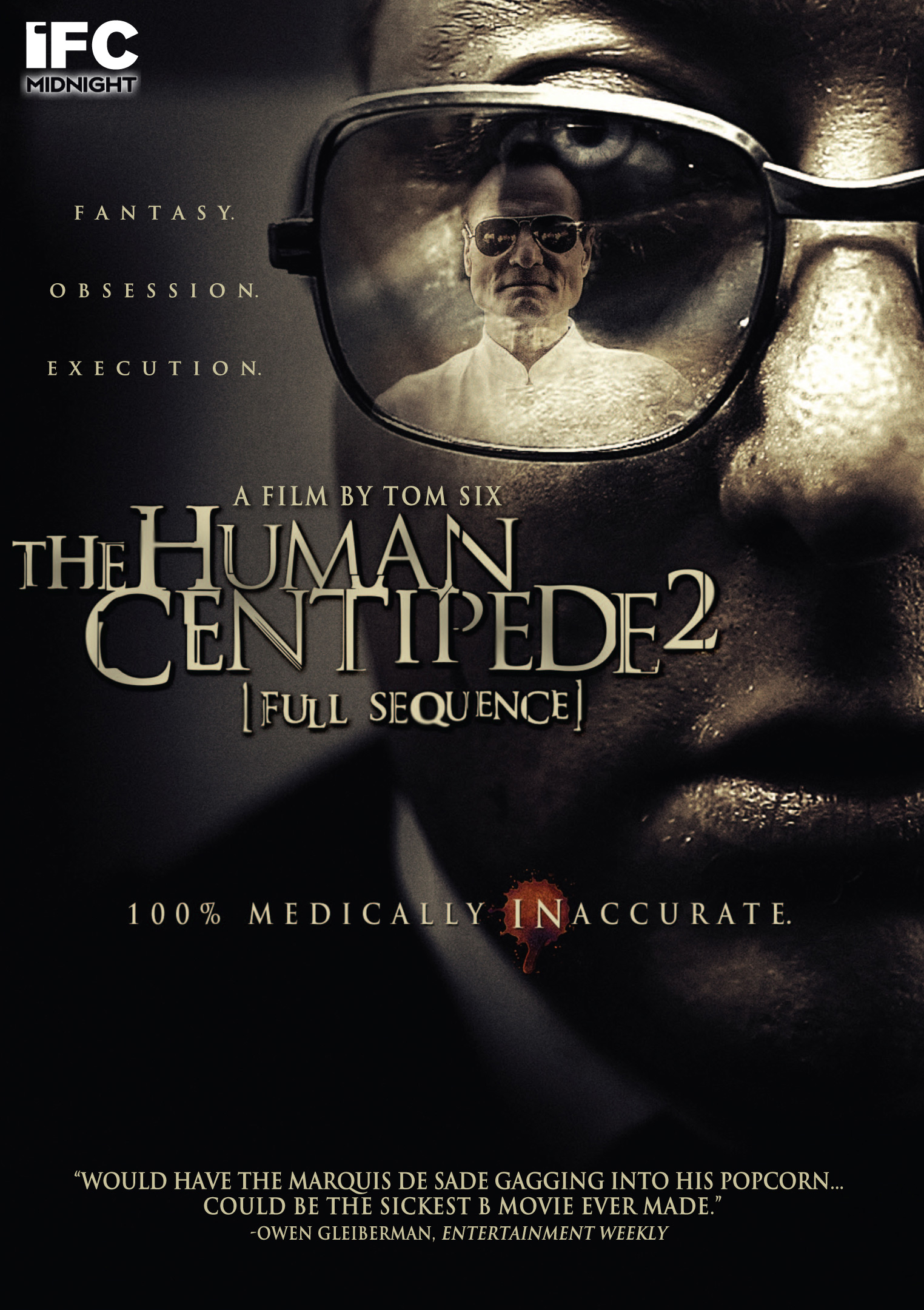 The Human Centipede II (Full Sequence) (UNRATED DIRECTORS CUT) /   2 (  ) (  / Tom Six, Six Entertainment) [2011 ., BDSM, Horror, Thriller, Fetish, Copro, 720p]