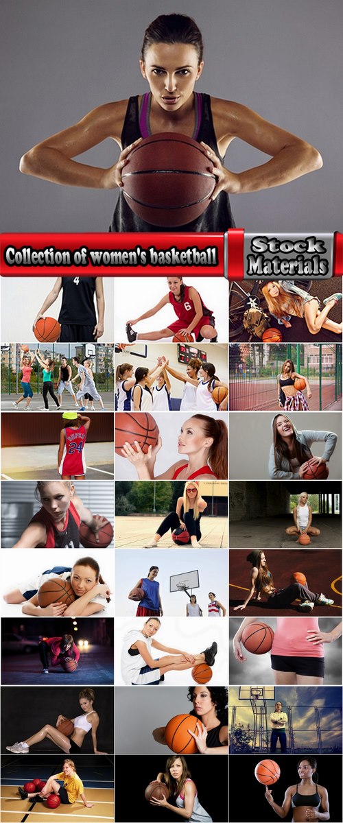 Collection of women's basketball girl with a basketball 25 HQ Jpeg