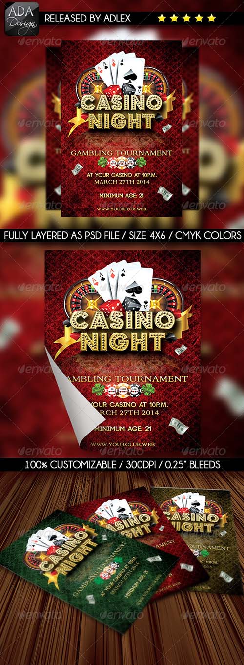 GraphicRiver - Casino Night Flyer