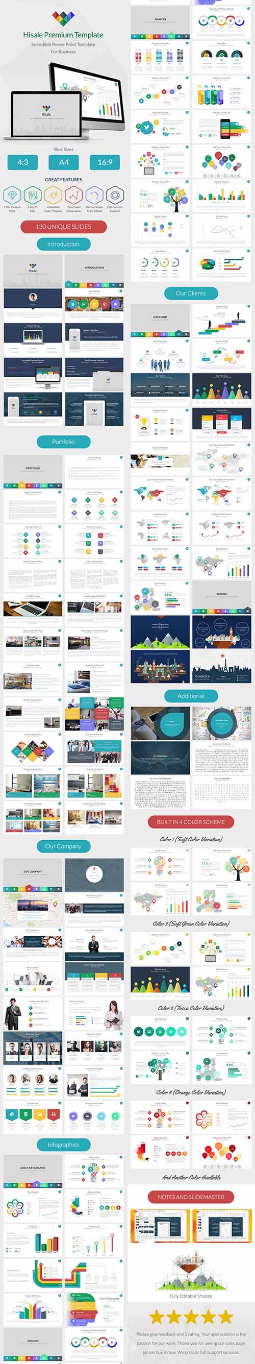 GraphicRiver - Hisale - Multipurpose Powerpoint Template 10827235