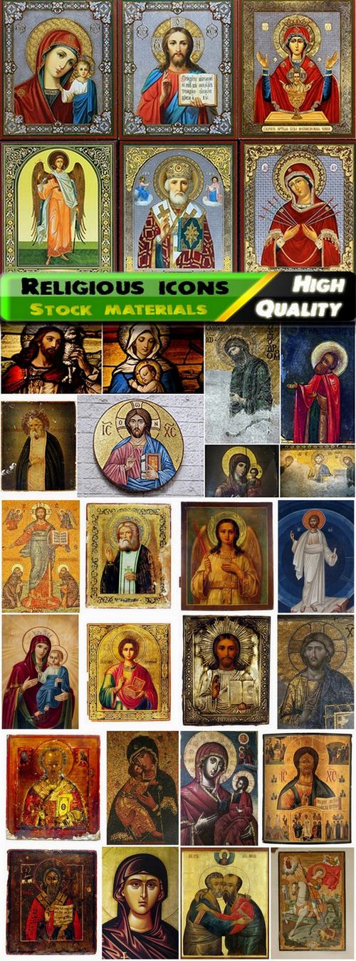 Religious icons and holy faces - 25 HQ Jpg